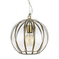Medina 30 Antique Brass Contemporary Sphere Pendant Light
