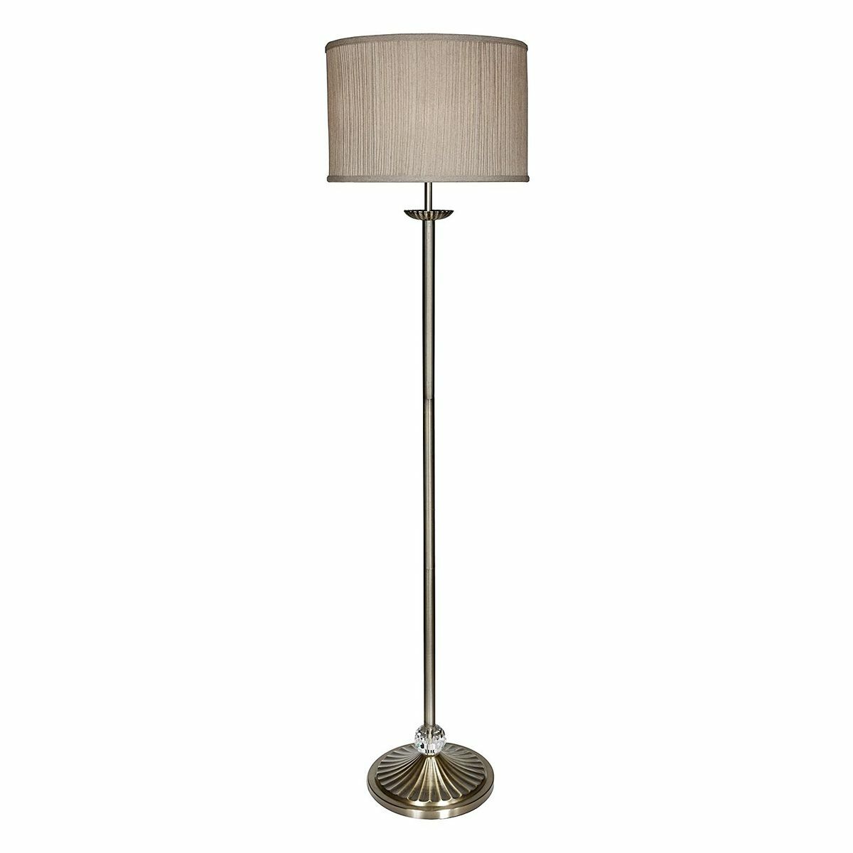 Mia Faux Silk Floor Lamp