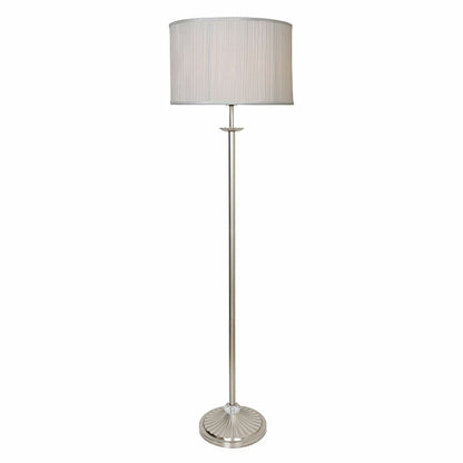 Mia Faux Silk Floor Lamp