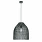 Sawyer Boho Rattan Pendant Light