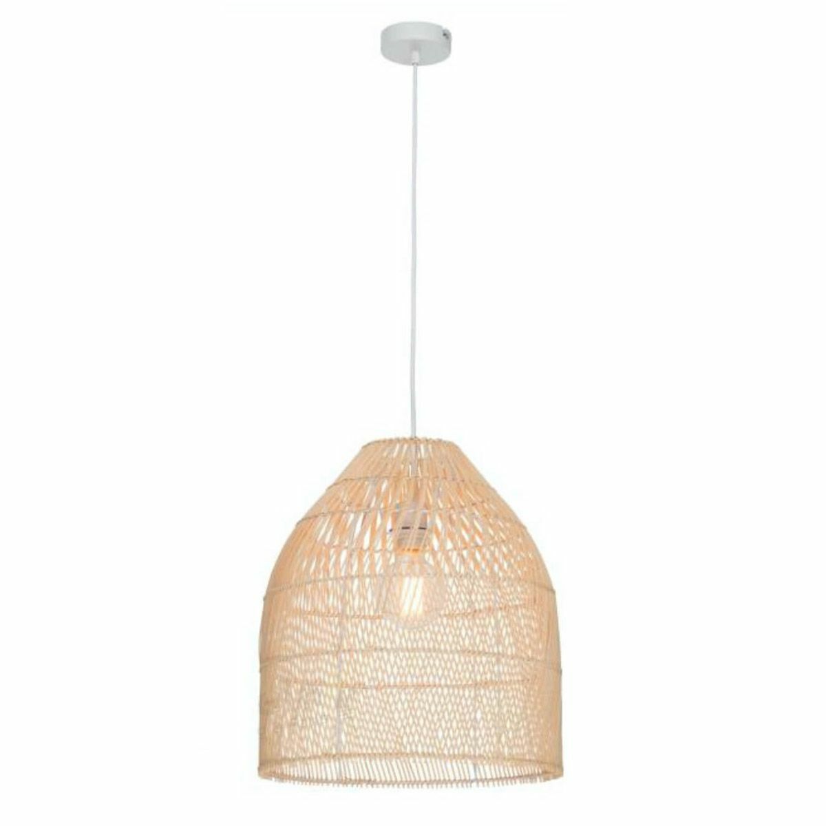 Sawyer Boho Rattan Pendant Light