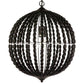 Novak 1 Light Beaded Wood Pendant