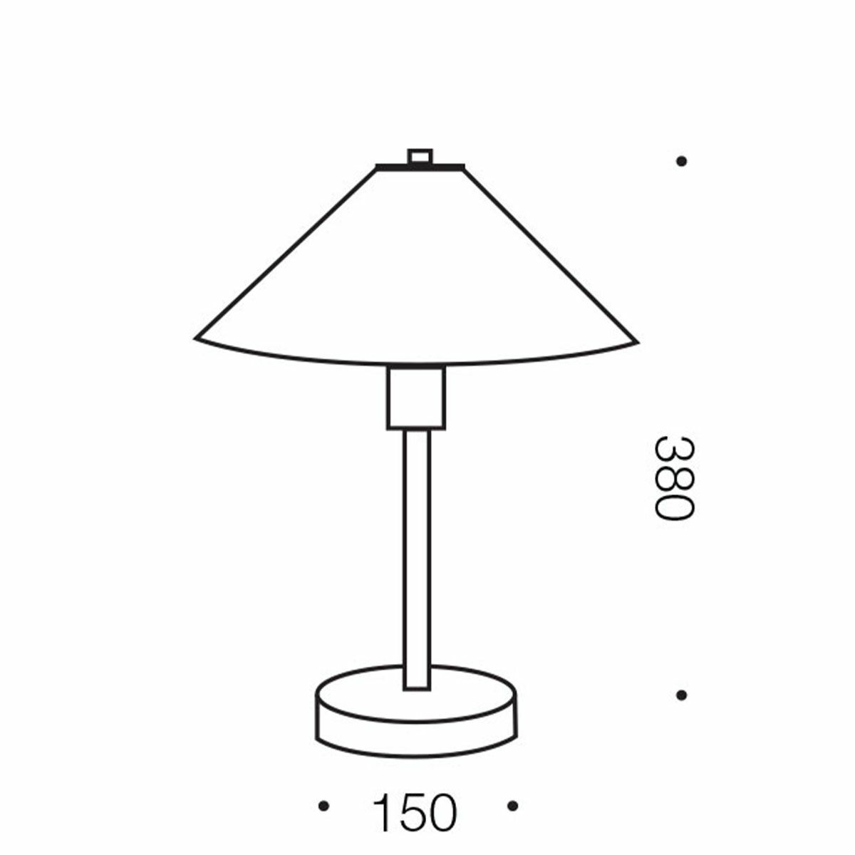 Ohio Contemporary Touch Table Lamp