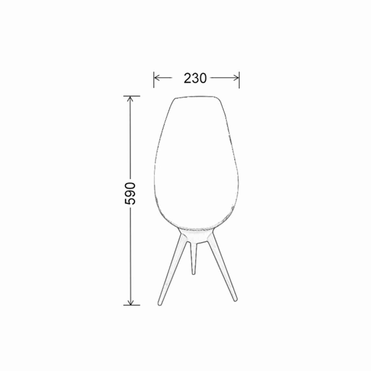 Osier Decorative Emulated Flame Table Lamp