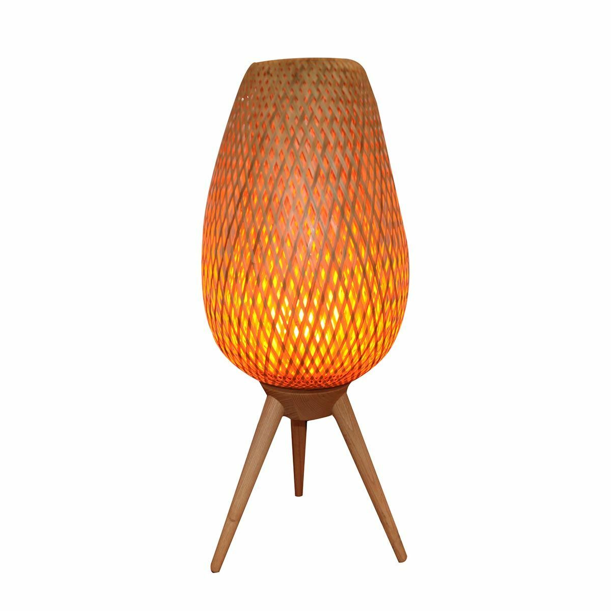 Osier Decorative Emulated Flame Table Lamp