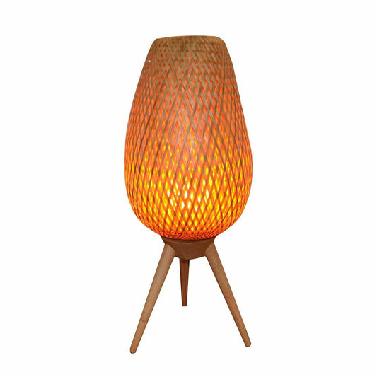 Osier Decorative Emulated Flame Table Lamp