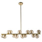 Pasadena 14 Light Metal Bar Pendant