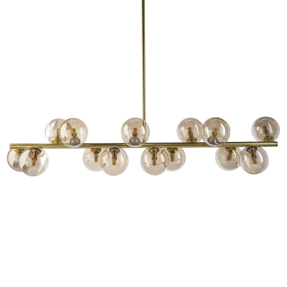 Pasadena 14 Light Metal Bar Pendant