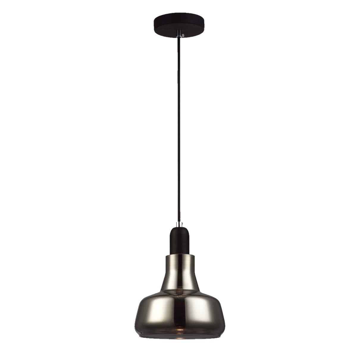 Penola Black Smoke Dome Pendant Light
