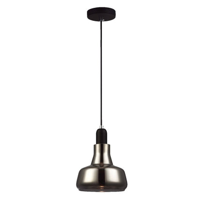 Penola Black Smoke Dome Pendant Light