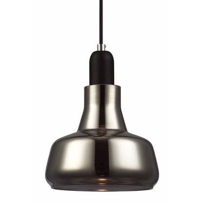 Penola Black Smoke Dome Pendant Light