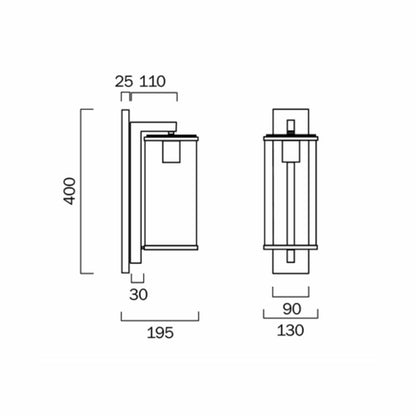 Perova 40 Wall Light