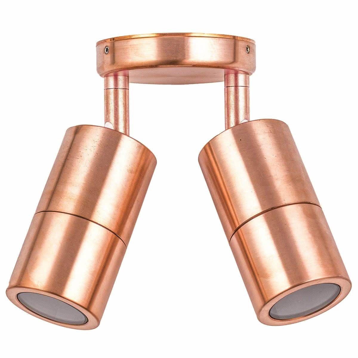 Double Adjustable Outdoor Wall Pillar Light