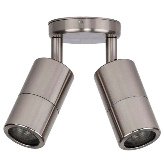 Double Adjustable Outdoor Wall Pillar Light