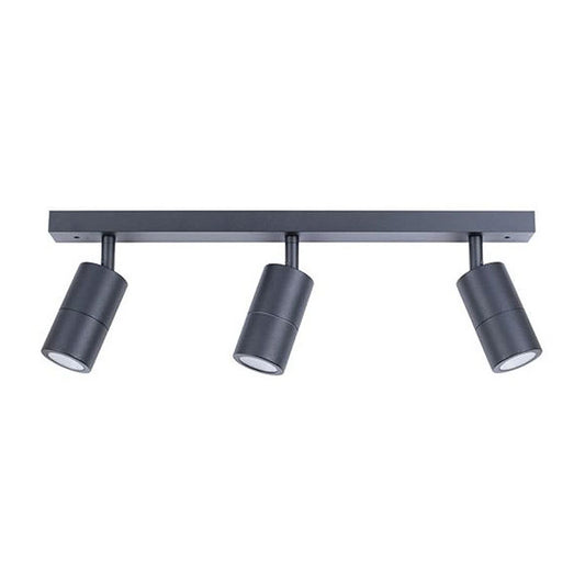Triple Adjustable Outdoor Ceiling Spotlight Bar