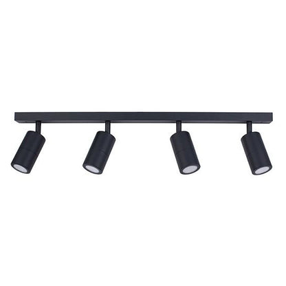 Quad Adjustable Outdoor Ceiling Spotlight Bar