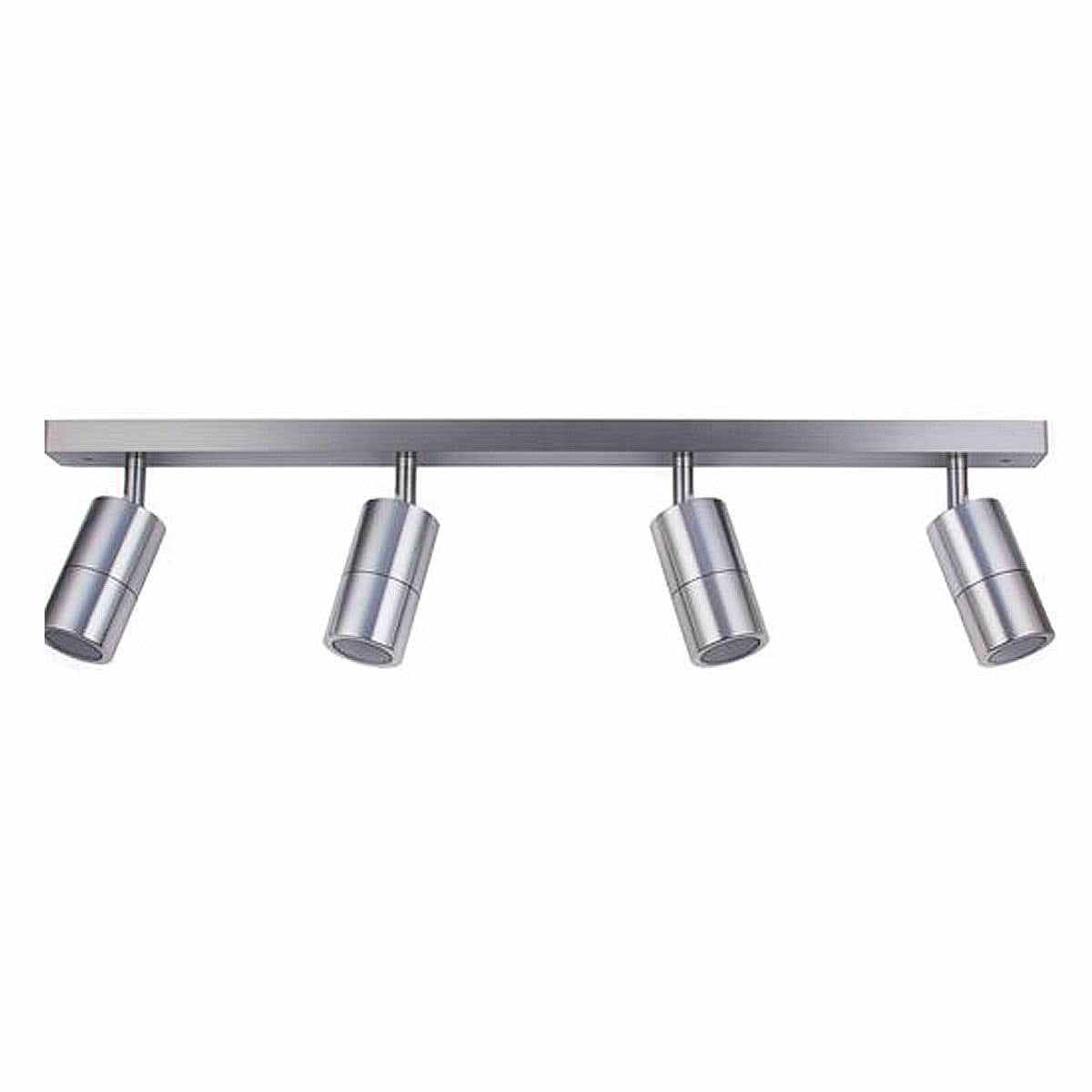 Quad Adjustable Outdoor Ceiling Spotlight Bar