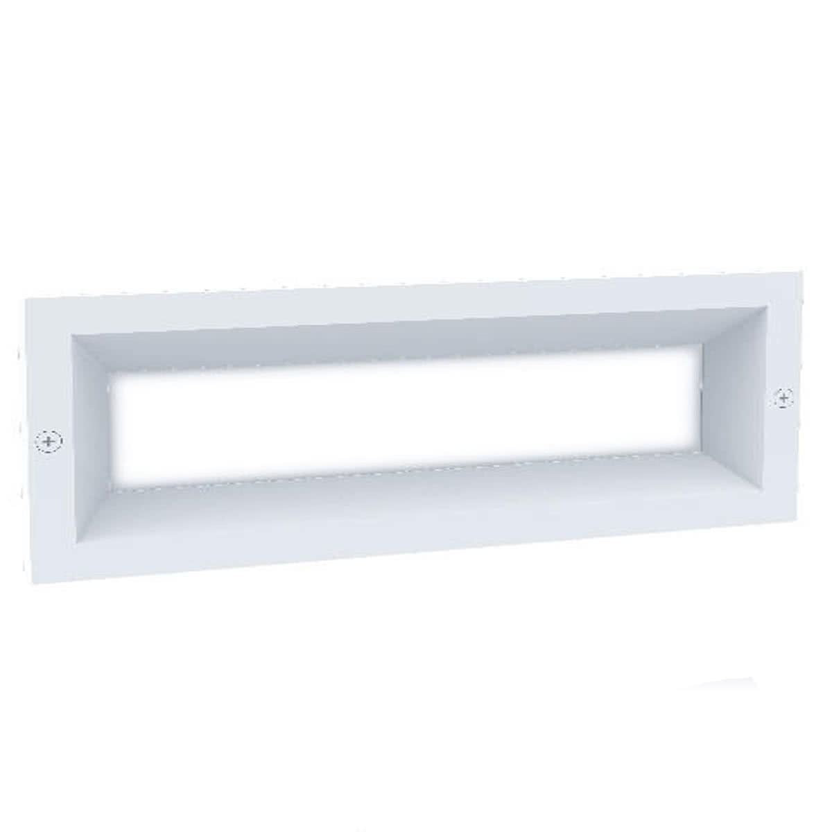 Brick Series LED Outdoor Recessed Wall Light With Frosted Diffuser