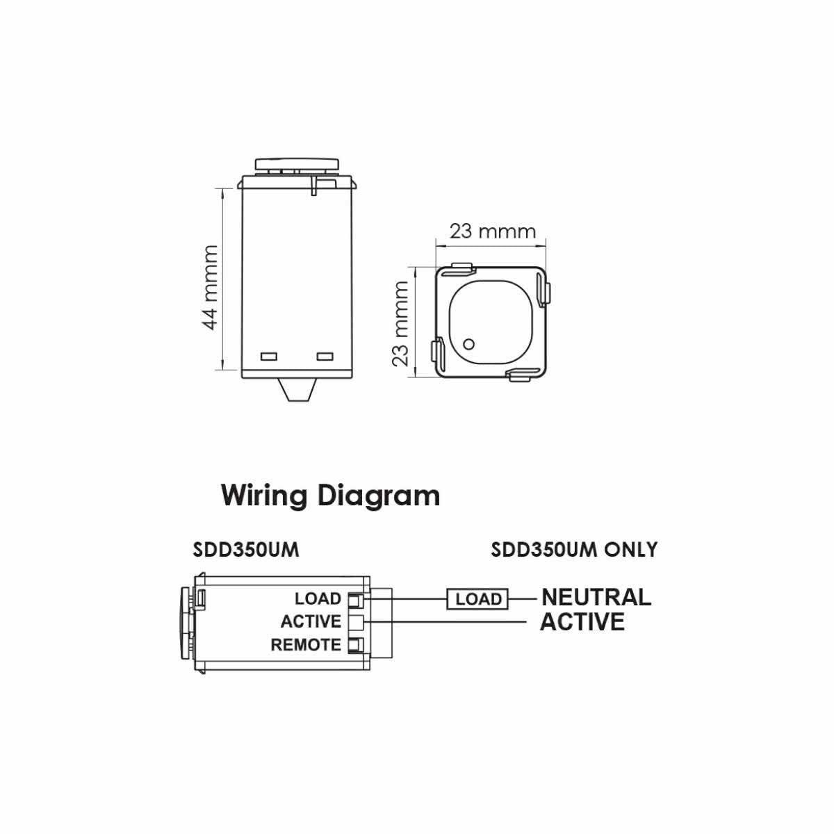 Push Button Master Dimmer 350w