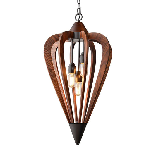 Senorita Medium Wooden Pendant Light
