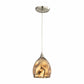 Ordito Chrome & Glass Pendant Light