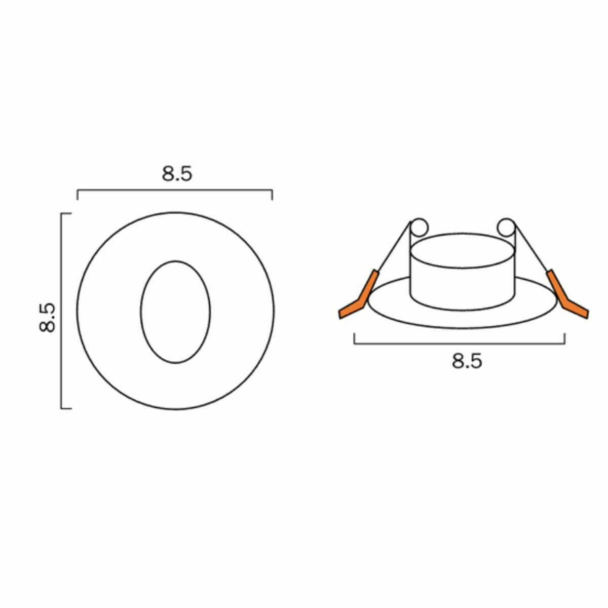 Snap Round Step Light