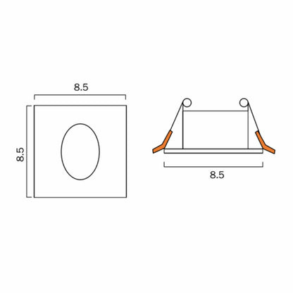 Snap Square Step Light