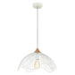 Spiaggia Iron Dome Wavy Edge Pendant Light