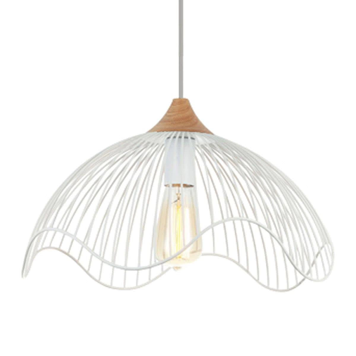 Spiaggia Iron Dome Wavy Edge Pendant Light