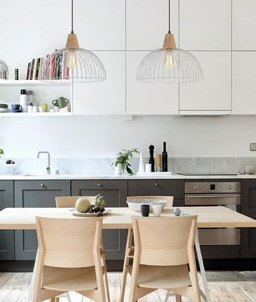 Strand Cage Dome Pendant Light