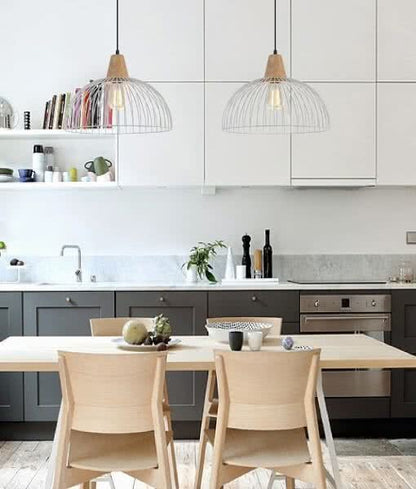 Strand Cage Dome Pendant Light