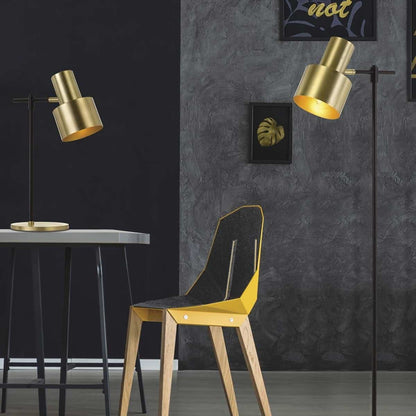 Croset Gold Metal Floor Lamp