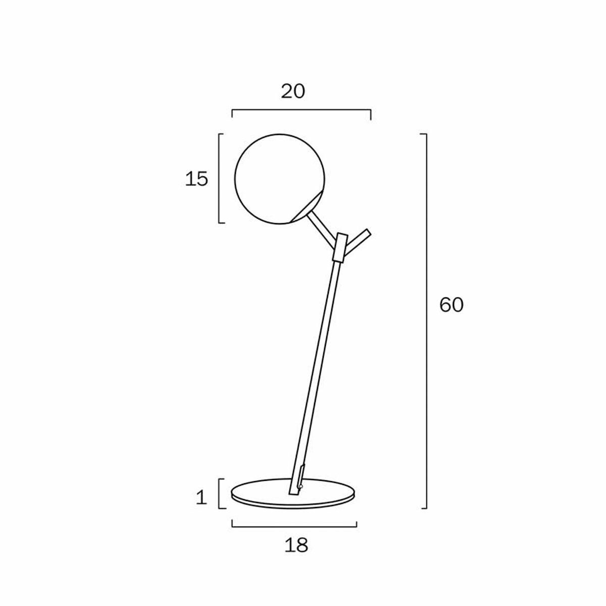 Ohh Opal Sphere Table Lamp