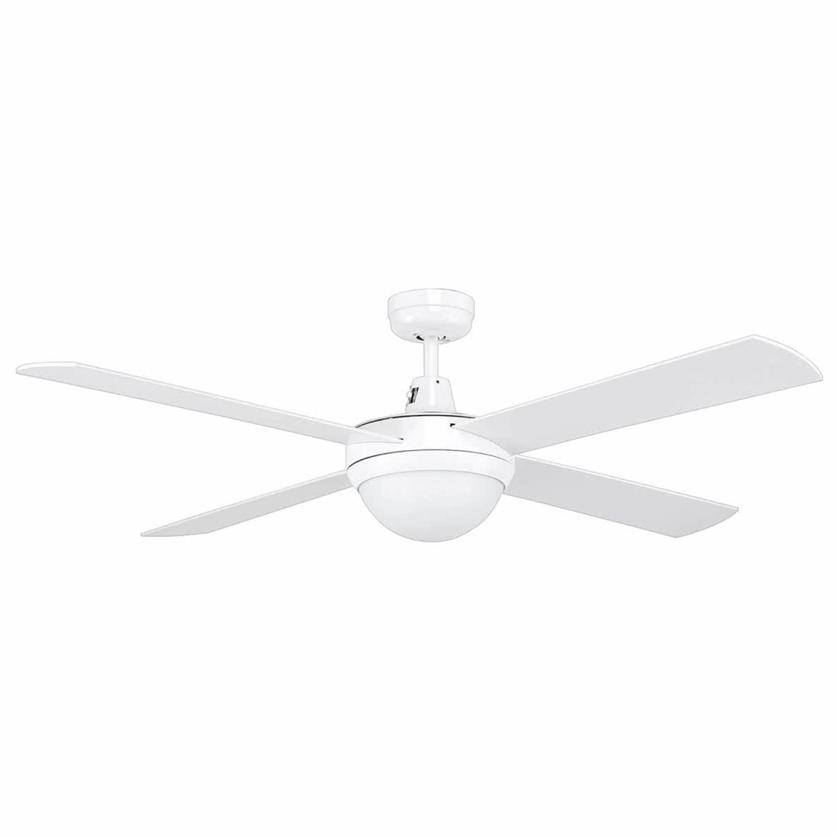Tempest Ii 52" Timber Blade Ceiling Fan & B22 Light