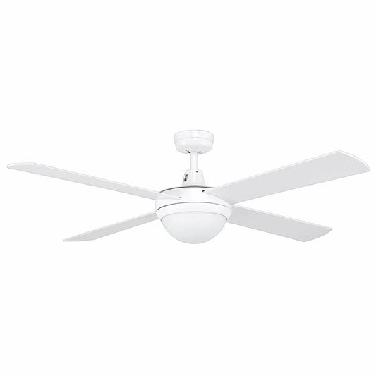 Tempest Ii 52" Timber Blade Ceiling Fan & B22 Light