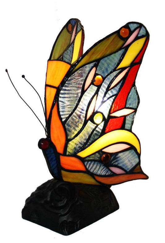 Leadlight Table Lamp Butterfly
