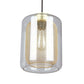 Tono Mesh Internal & Clear Glass Pendant Light