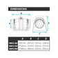 Mixflow 100mm Premium Inline Exhaust Fan