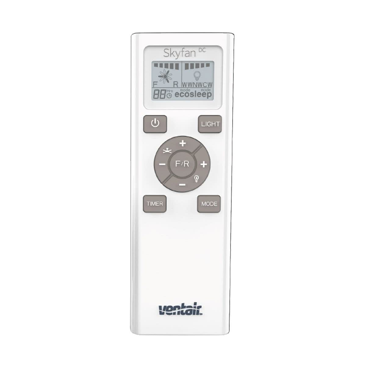 Skyfan 52" DC 3 Blade Ceiling Fan With 20w LED Tri Colour Light & Remote