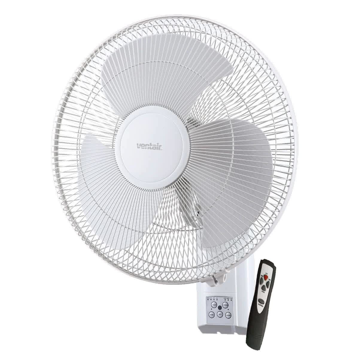 40cm Zephyr Ii Oscillating Wall Fan With Remote