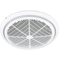 Whisper Small White Round Exhaust Fan