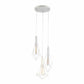 Whiteband Triple Cluster Iron Cage Pendant Light