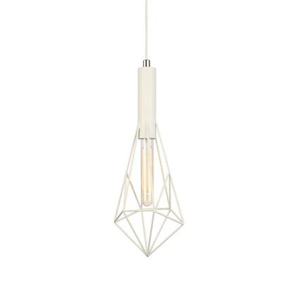 Whiteband Diamond Iron Cage Pendant