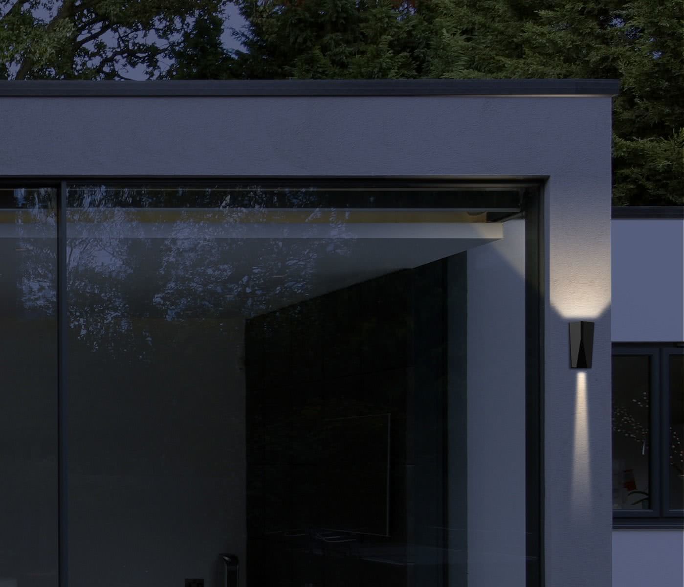 Wig 11w LED Aluminium Outdoor Up and Down Wall Light